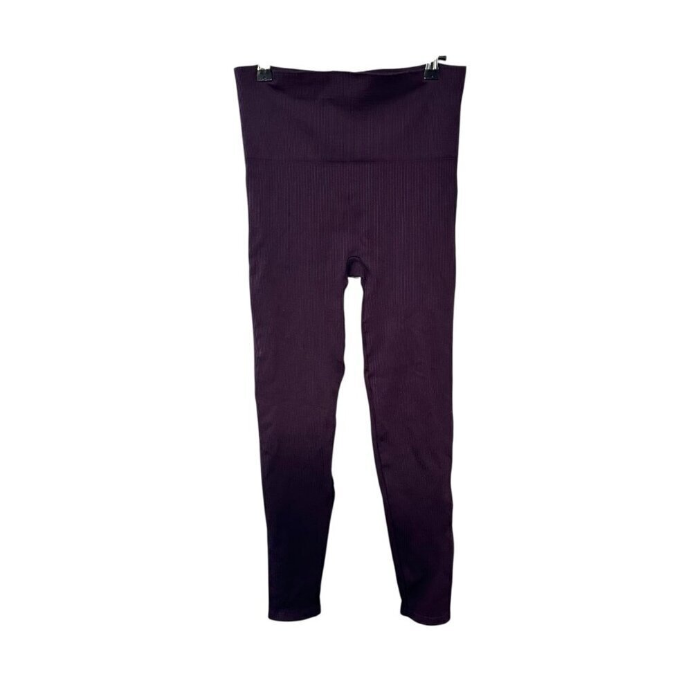 Spanx Look at Me Leggings Wine Color Women’s Size XL Stretchy Lounge - Picture 6 of 10